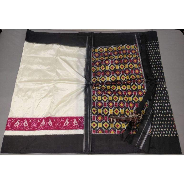 PALUIDSS5Y06BSCD02- Ikat silk saree