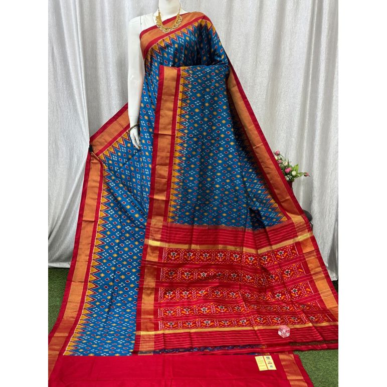 PASKIDSS5Y03BECD02- Ikat silk saree