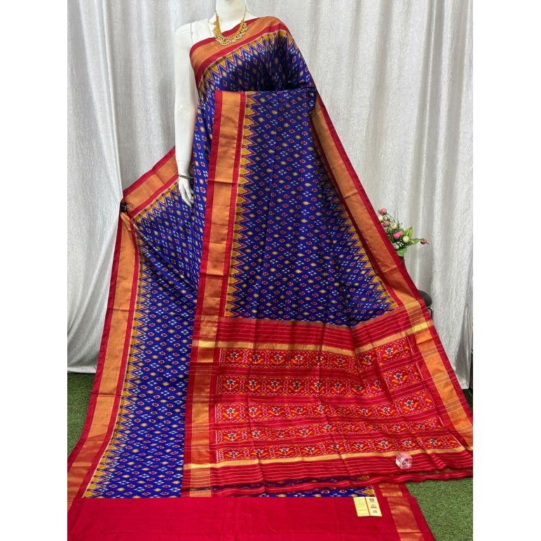 PASKIDSS5Y03BECD04- Ikat silk saree