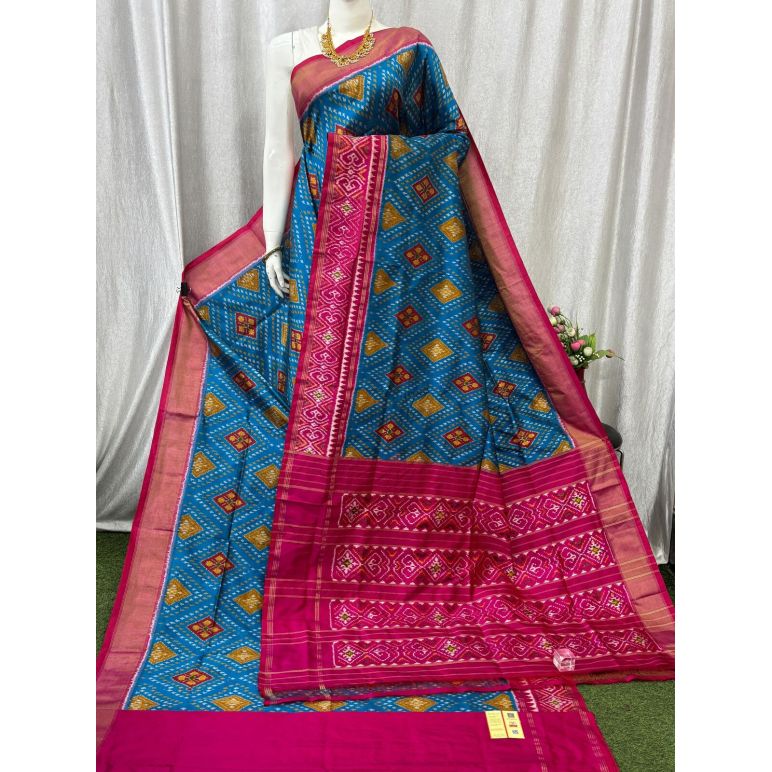 PASKIDSS5Y05BXCD07- Ikat silk saree