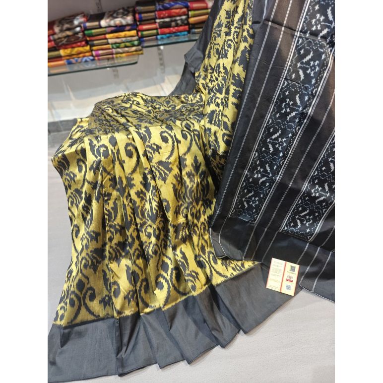 PGMRIDSS5Y02BXCC02- Ikat silk saree