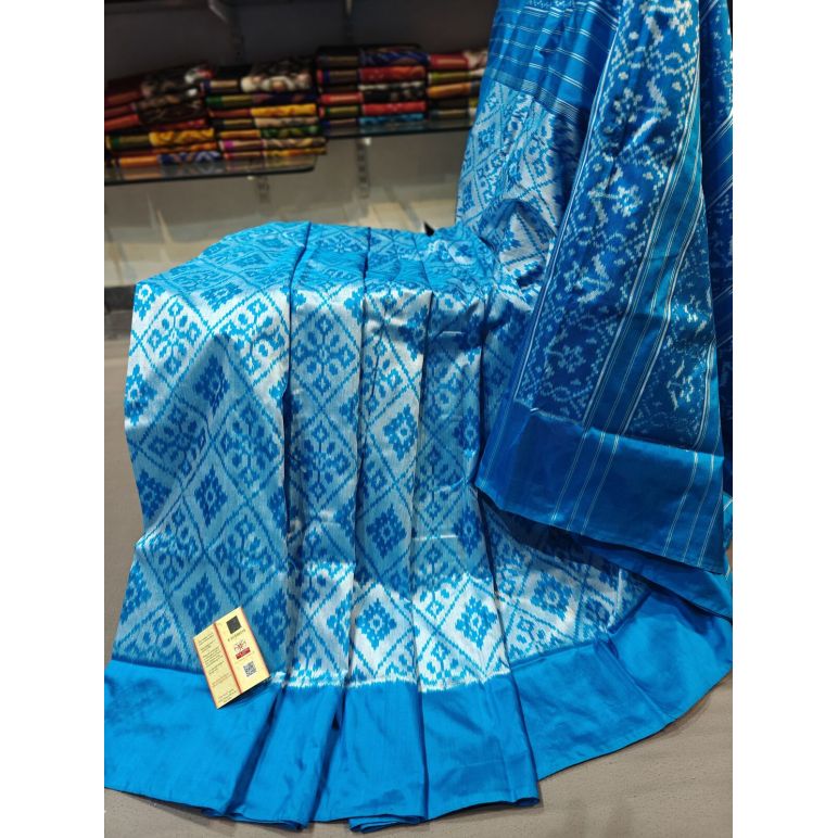 PGMRIDSS5Y02BXCC14- Ikat silk saree