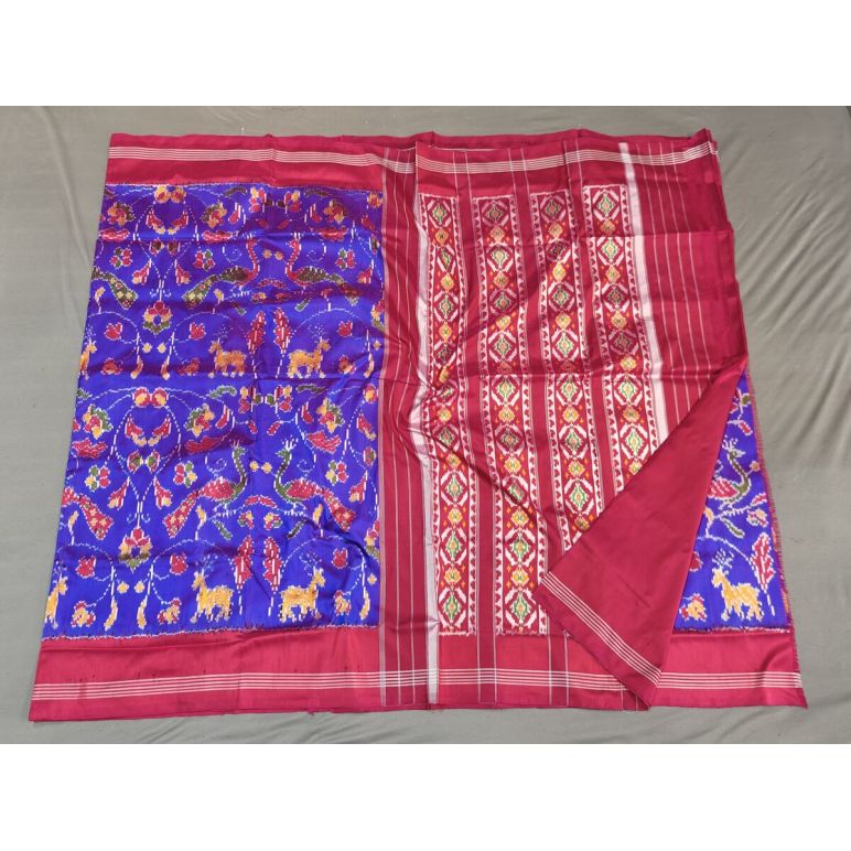 PGMRIDSS5Y02ZDCD11- Ikat silk saree