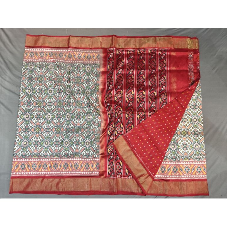 PGMRIDSS5Y03NICC26- Ikat silk saree