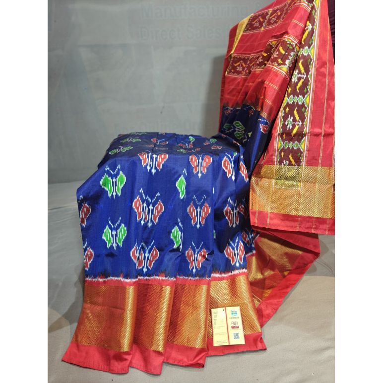 PGMRIDSS5Y06BBDC10- Ikat silk saree