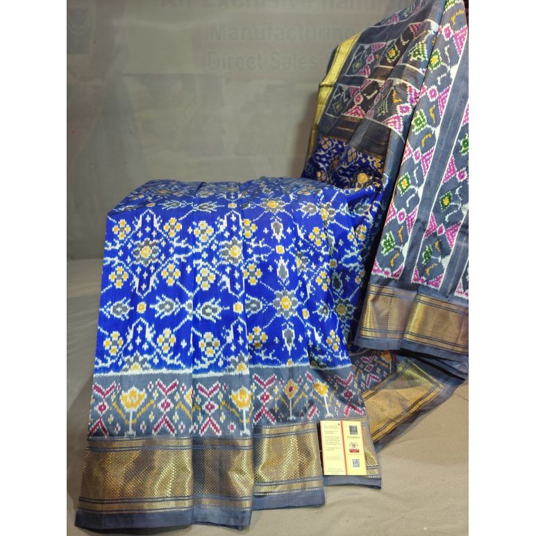 PGMRIDSS5Y06BBDC11- Ikat silk saree