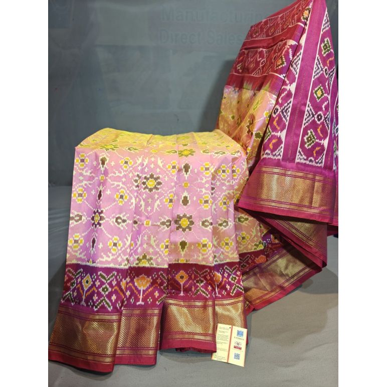 PGMRIDSS5Y06BBDC12- Ikat silk saree