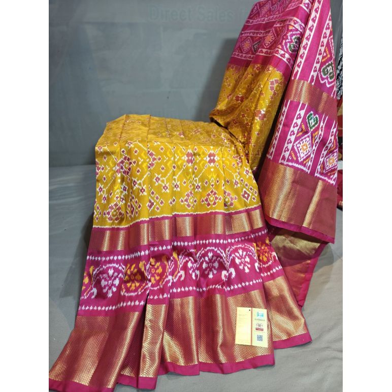 PGMRIDSS5Y06BBDC24- Ikat silk saree