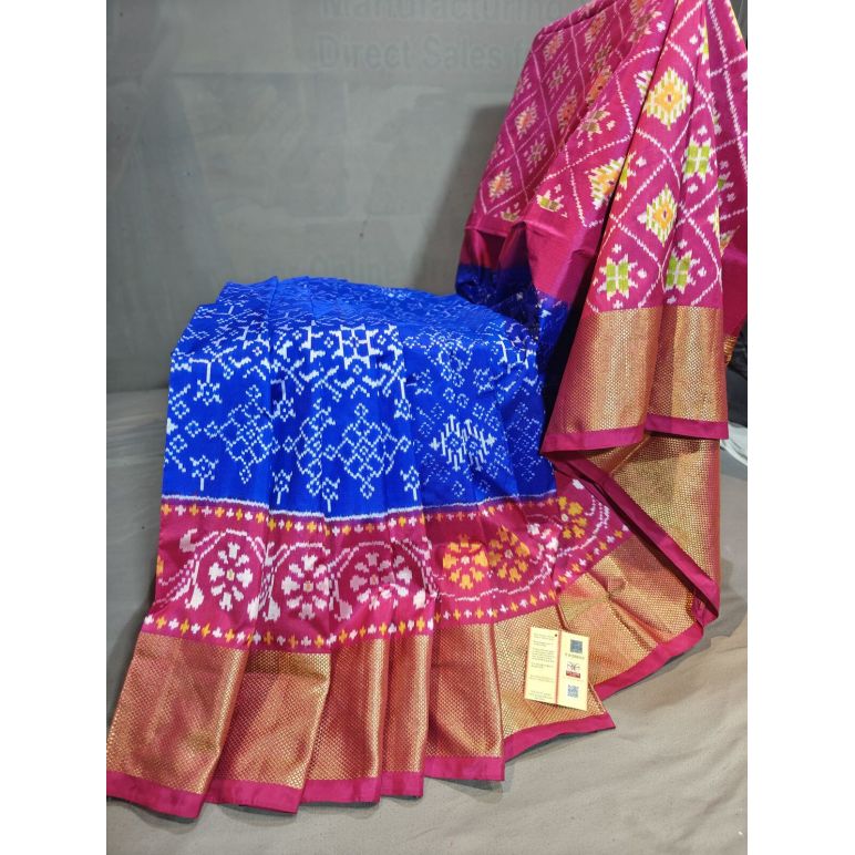 PGMRIDSS5Y06BBDC29- Ikat silk saree