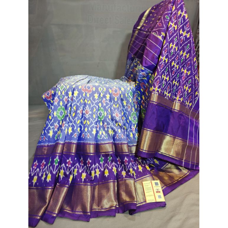 PGMRIDSS5Y06BBDC32- Ikat silk saree