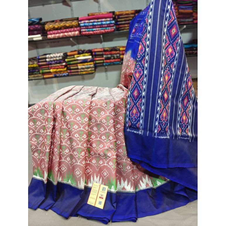 PGMRIDSS5Y06BICD09- Ikat silk saree