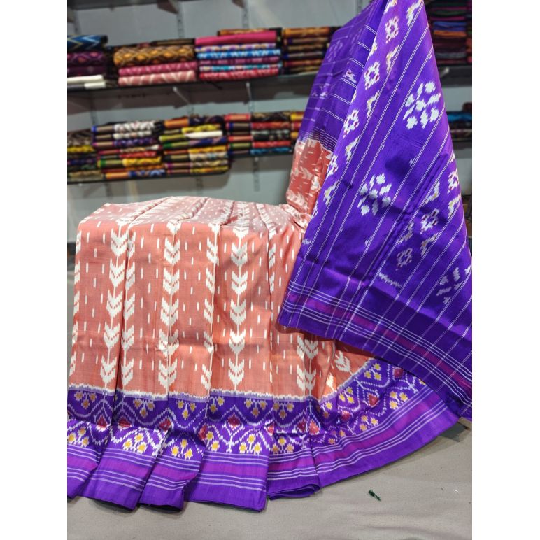 PGMRIDSS5Y06BICD20- Ikat silk saree