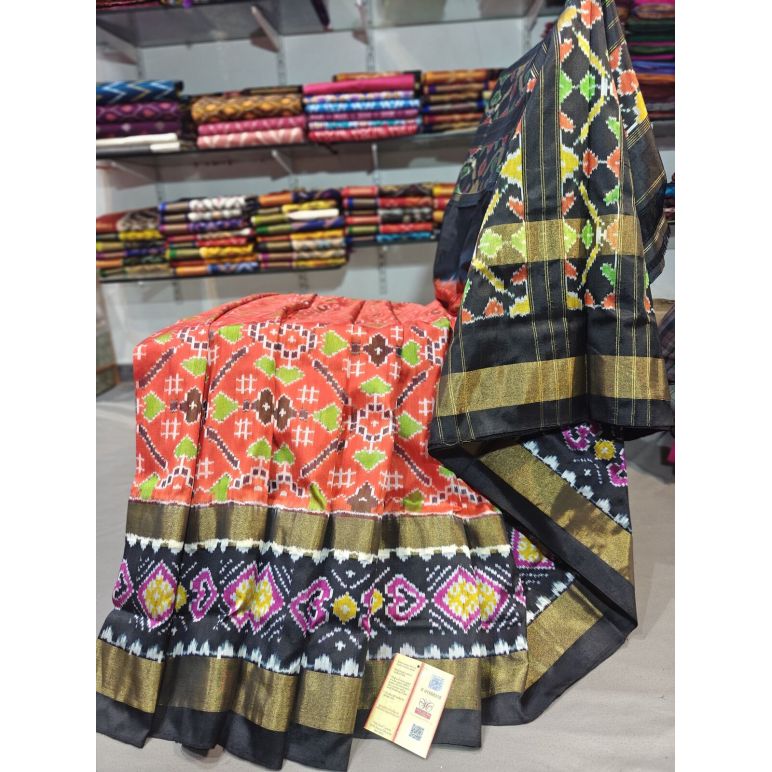 PGMRIDSS5Y06BICD21- Ikat silk saree