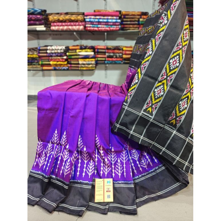 PGMRIDSS5Y06BICD23- Ikat silk saree