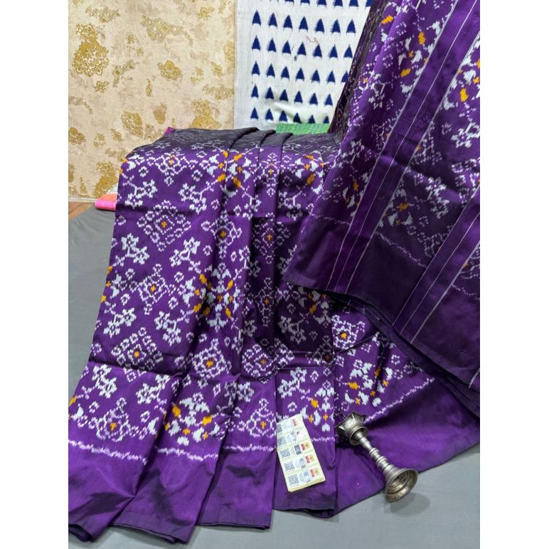 PGMRIDSS5Y06BICD24- Ikat silk saree