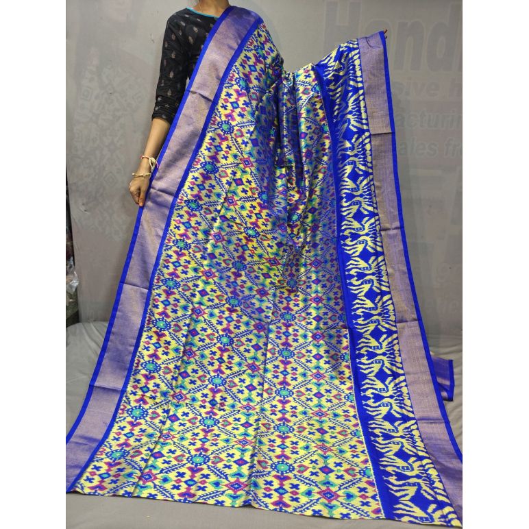 PGMRIDSS5Y06NIDC03- Ikat silk saree