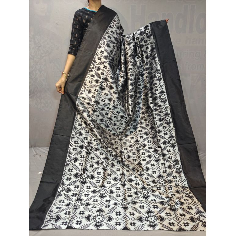 PGMRIDSS5Y06NIDC05- Ikat silk saree