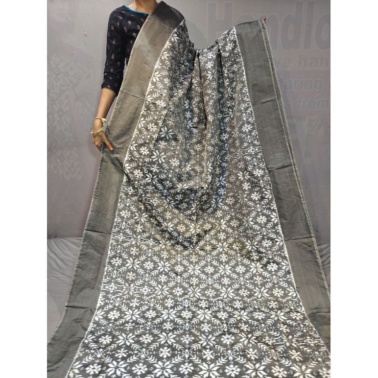 PGMRIDSS5Y06NIDC07- Ikat silk saree