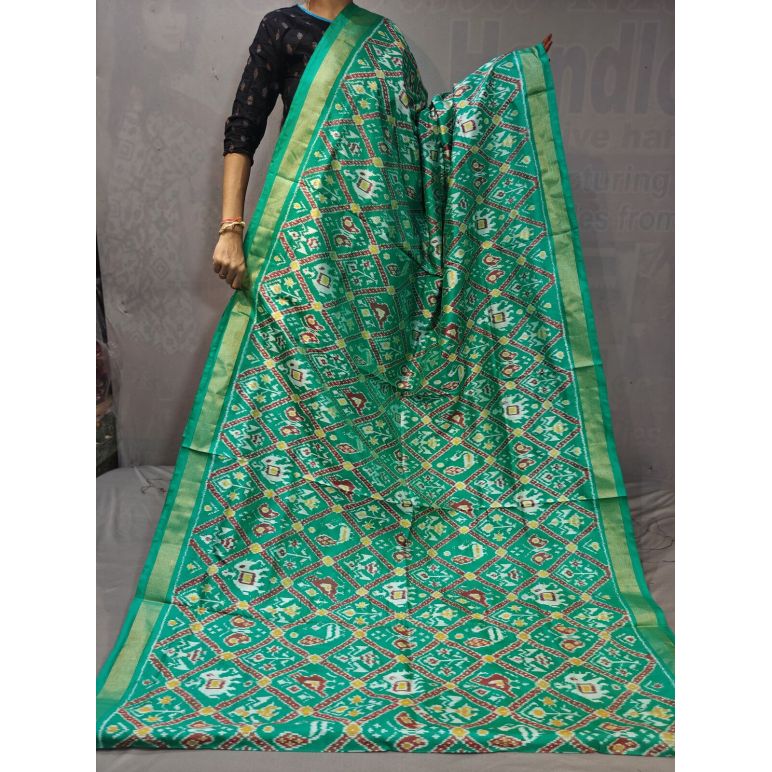 PGMRIDSS5Y06NIDC12- Ikat silk saree