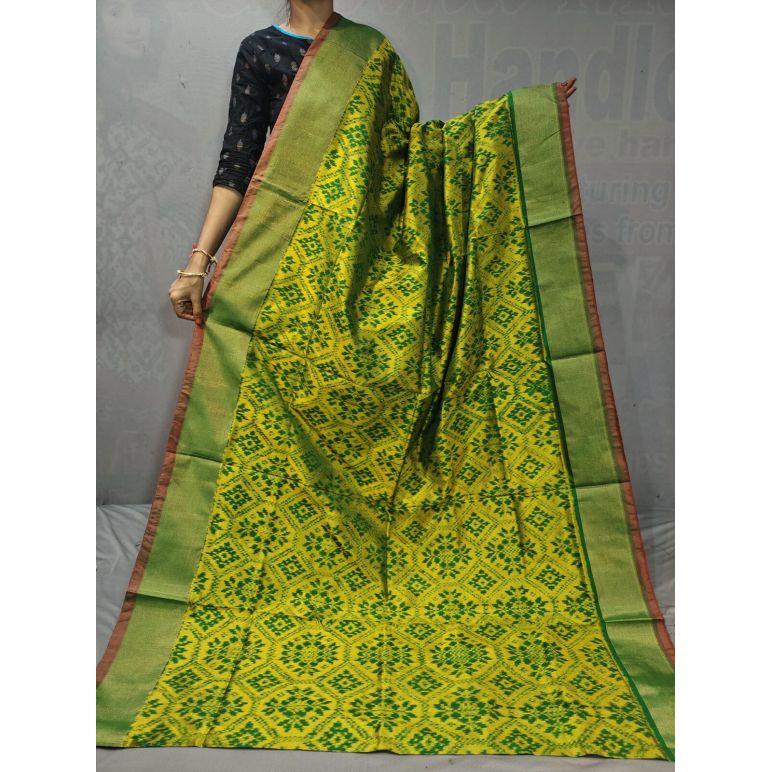 PGMRIDSS5Y06NIDC14- Ikat silk saree