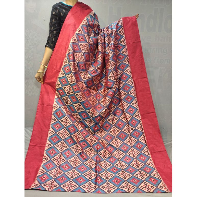 PGMRIDSS5Y06NIDC19- Ikat silk saree