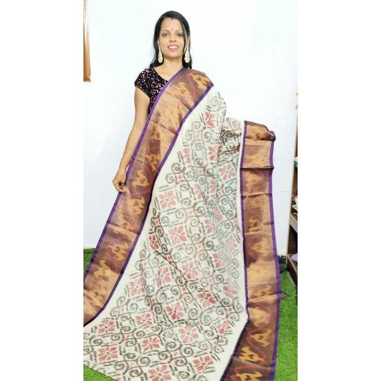PGMRISCS5Y07EECD06- Ikat Sico saree