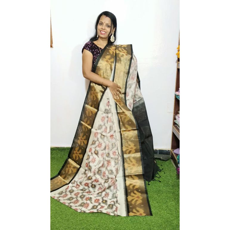 PGMRISCS5Y07EECD20- Ikat Sico saree