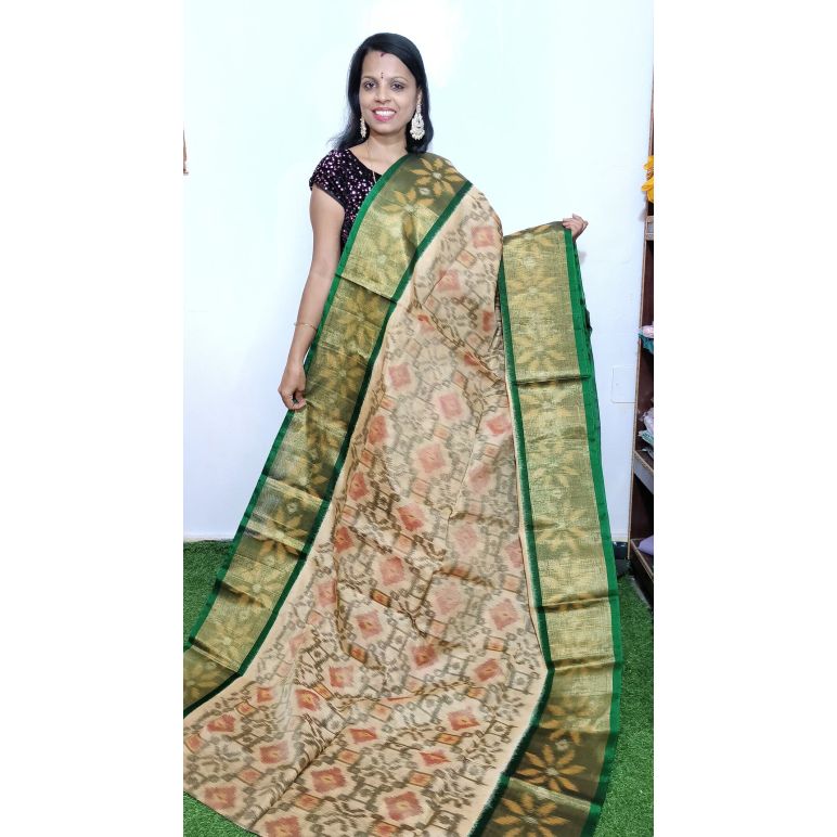 PGMRISCS5Y07EECD24- Ikat Sico saree