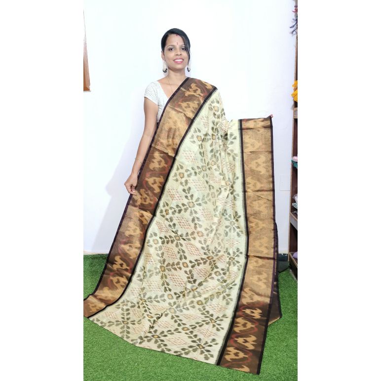 PGMRISCS5Y07EECD27- Ikat Sico saree