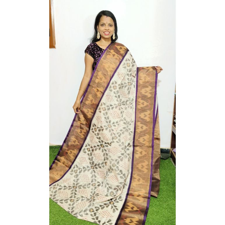 PGMRISCS5Y07EECD29- Ikat Sico saree