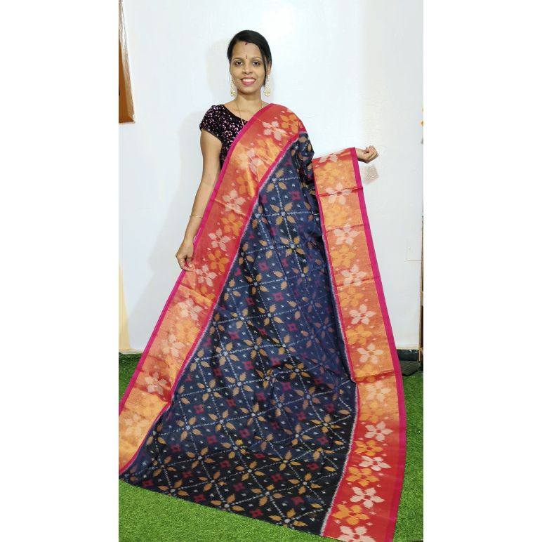PGMRISCS5Y07EECD30- Ikat Sico saree