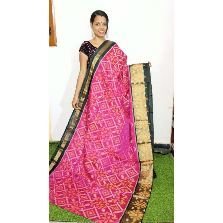 PGMRISCS5Y07EECD39- Ikat Sico saree