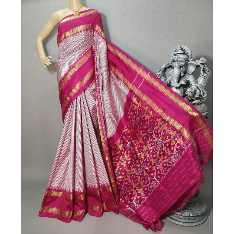 PRIHIDSS5Y02TTCD10- Ikat silk saree