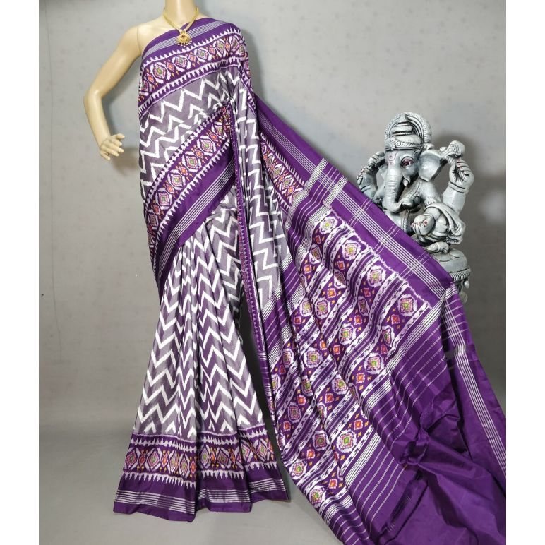 PRIHIDSS5Y05BTCC01- Ikat silk saree