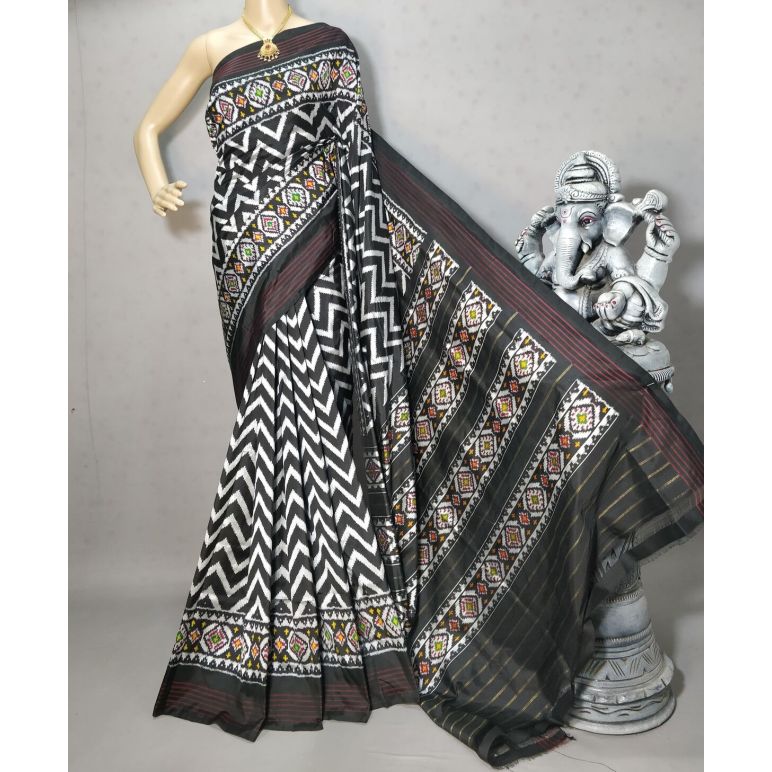 PRIHIDSS5Y05BTCC02- Ikat silk saree