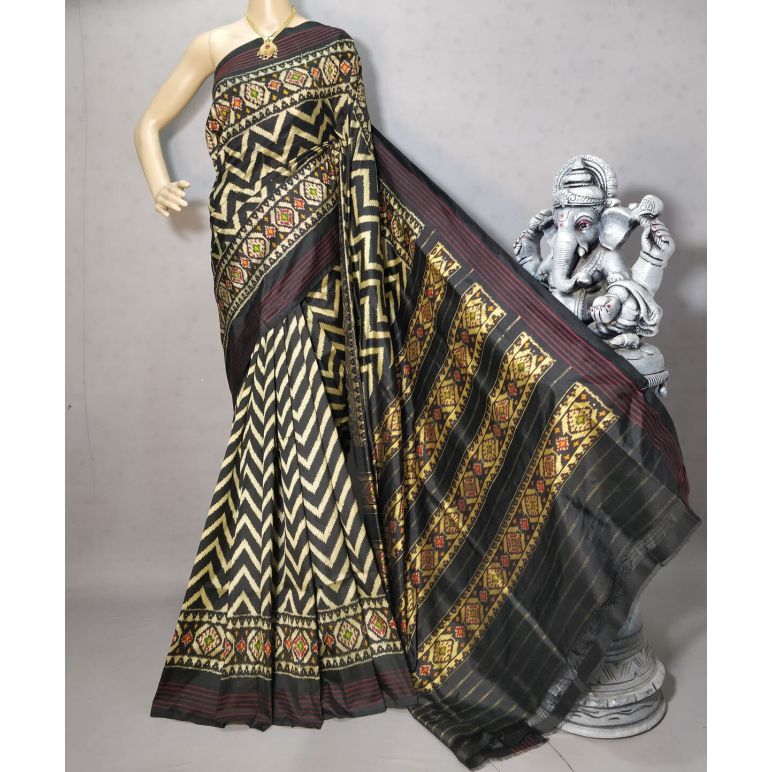 PRIHIDSS5Y05BTCC03- Ikat silk saree