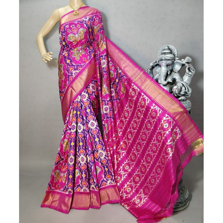 PRIHIDSS5Y05BTCC04- Ikat silk saree