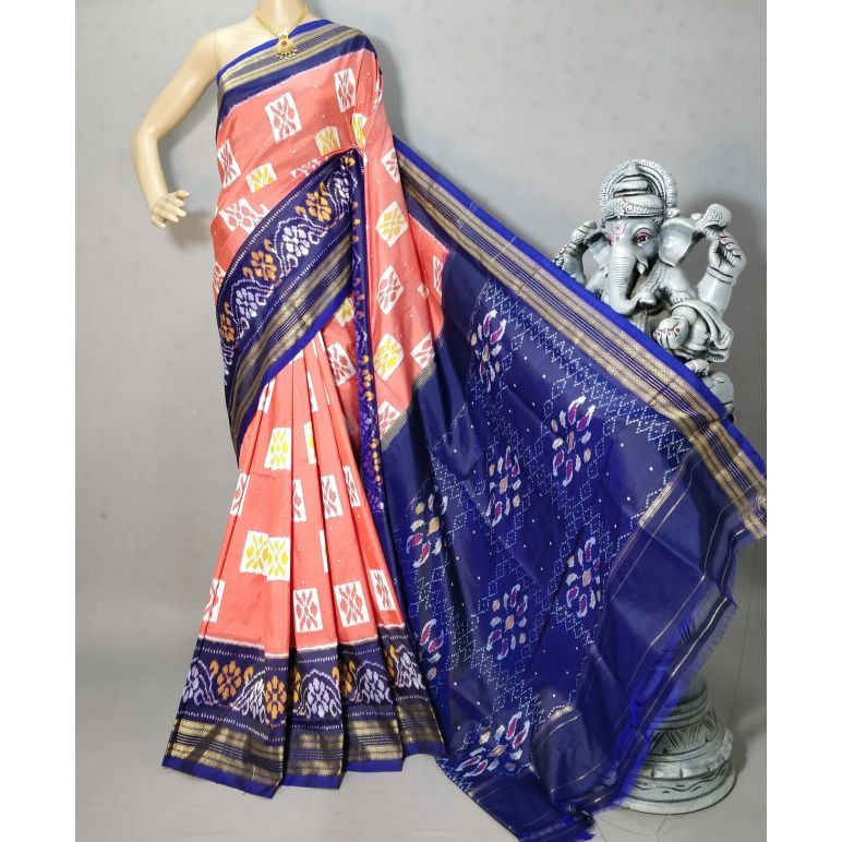 PRIHIDSS5Y05BTCC07- Ikat silk saree