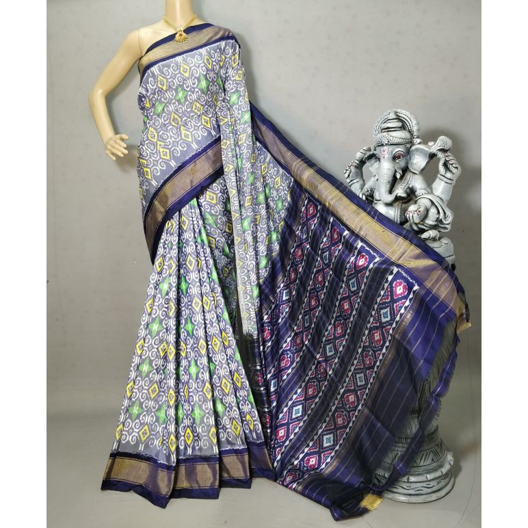 PRIHIDSS5Y05BTCC11- Ikat silk saree