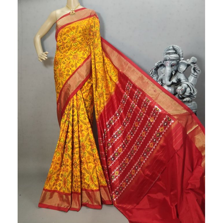PRIHIDSS5Y05BTCC12- Ikat silk saree