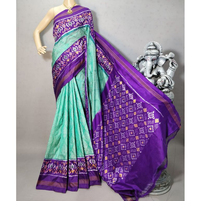 PRIHIDSS5Y05BTCC15- Ikat silk saree