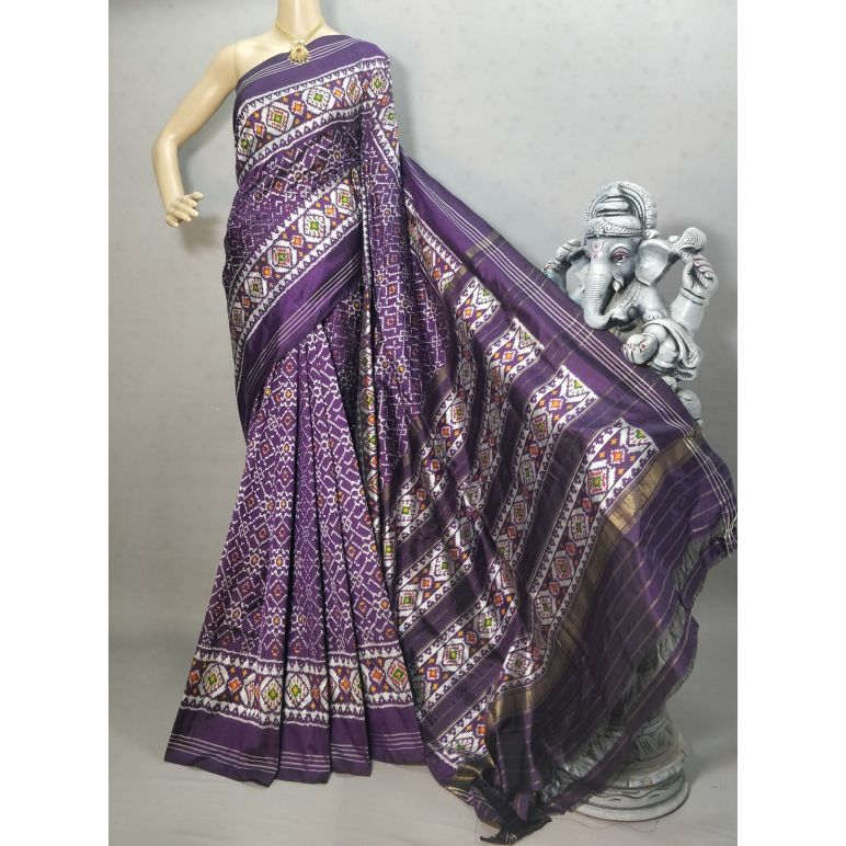 PRIHIDSS5Y05BTCC16- Ikat silk saree