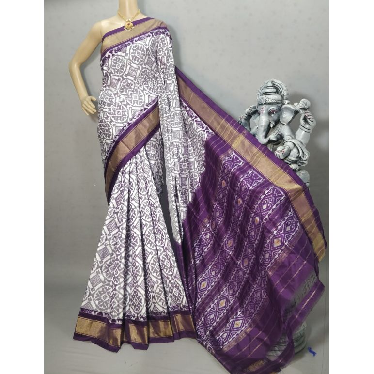 PRIHIDSS5Y05BTCC17- Ikat silk saree