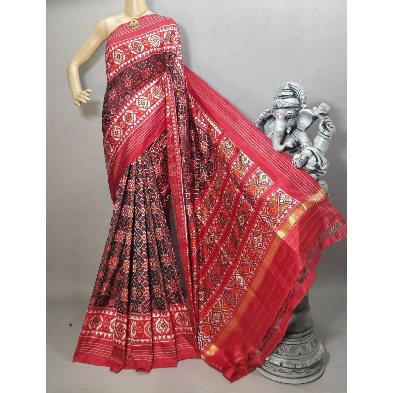 PRIHIDSS5Y05BTCC21- Ikat silk saree