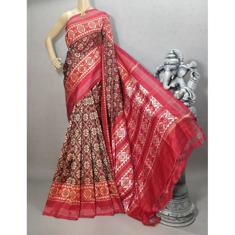 PRIHIDSS5Y05BTCC22- Ikat silk saree