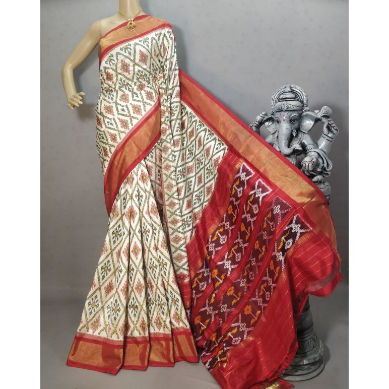 PRIHIDSS5Y05BTCC30- Ikat silk saree