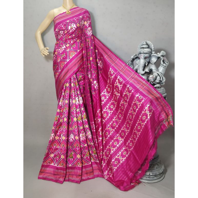 PRIHIDSS5Y06NSCC01- Ikat silk saree