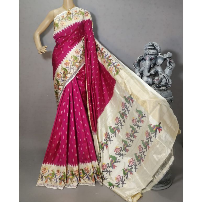 PRIHIDSS5Y06NSCC03- Ikat silk saree