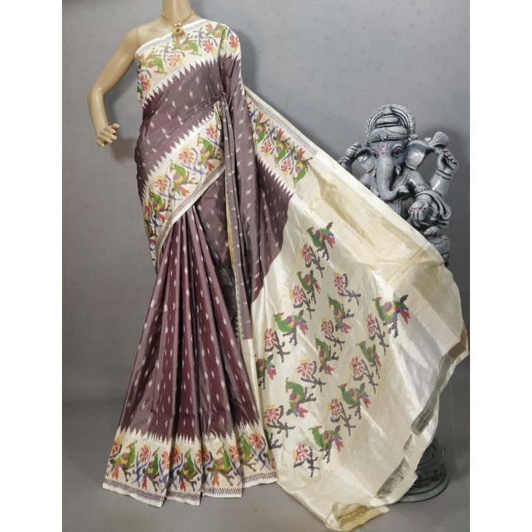 PRIHIDSS5Y06NSCC05- Ikat silk saree