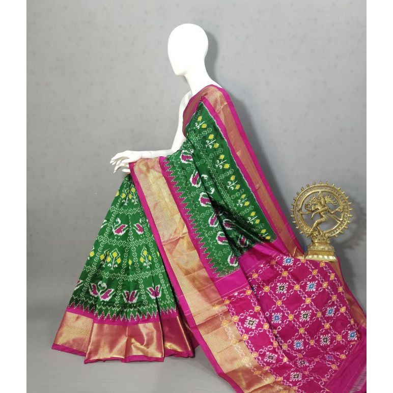 PRKSIDSS5Y05NDDC05- Ikat silk saree